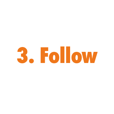 3.Follow